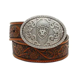 1/4'' Floral Embossed Belt