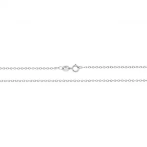 9ct White Gold Rolo Chain CH210W