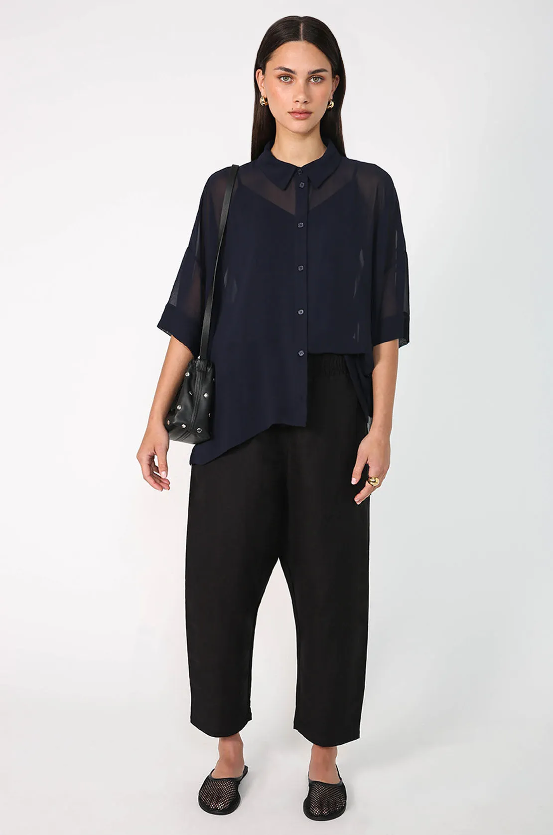 accord shirt / blue noir