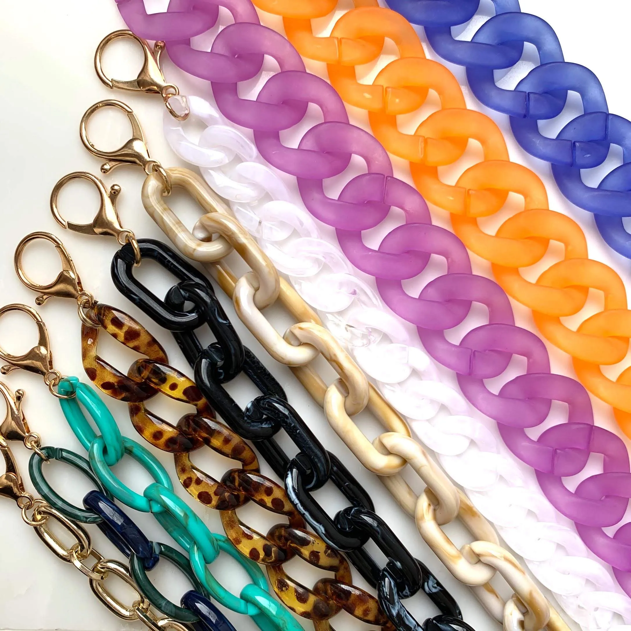 Aiden Convertible Acrylic Azur Strap