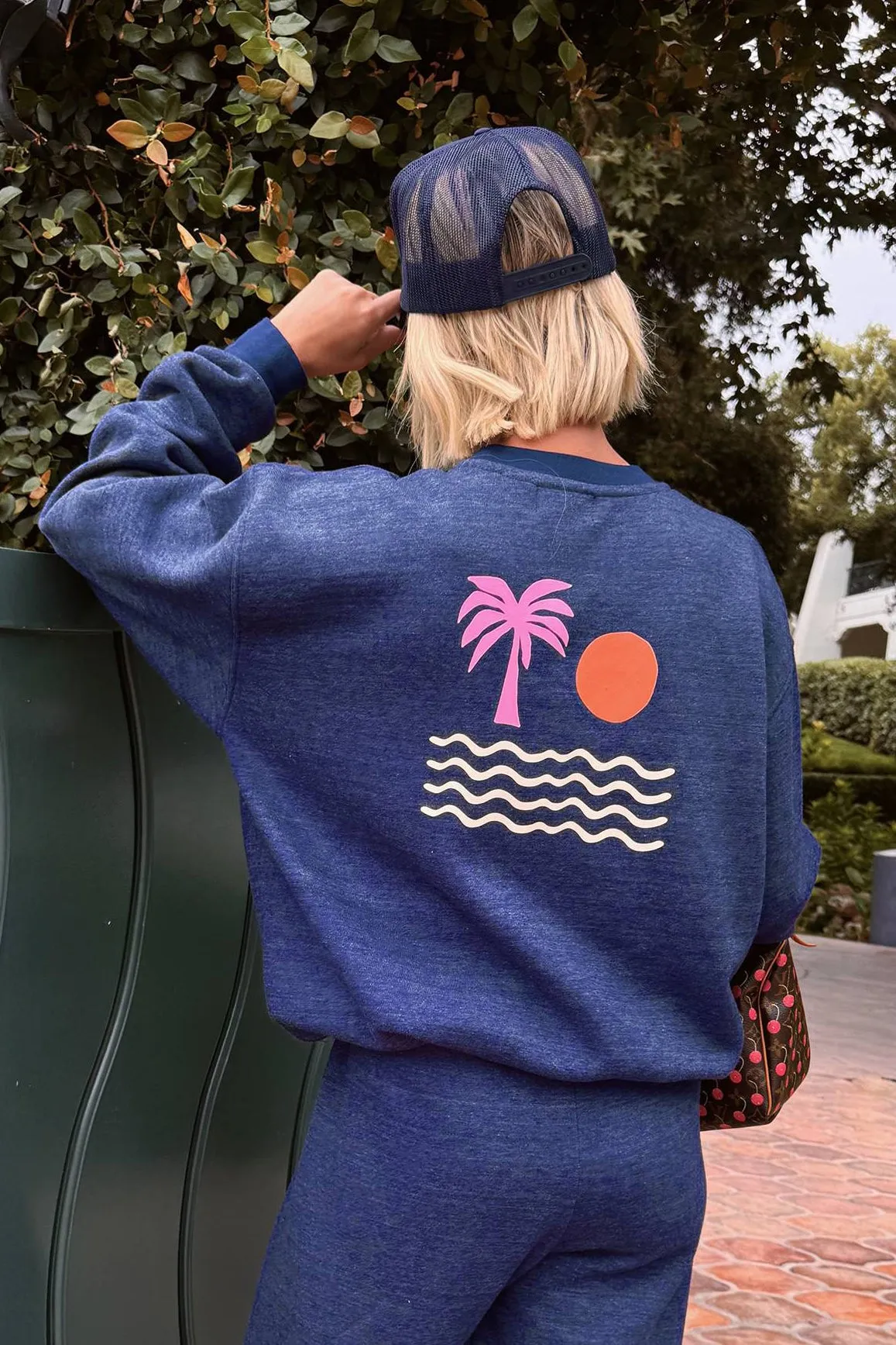 Apres Beach Trucker Hat Navy