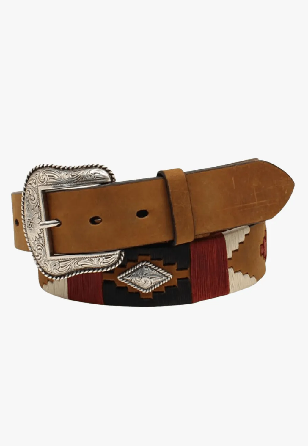 Ariat Mens Multi Tone Southwestern Belt