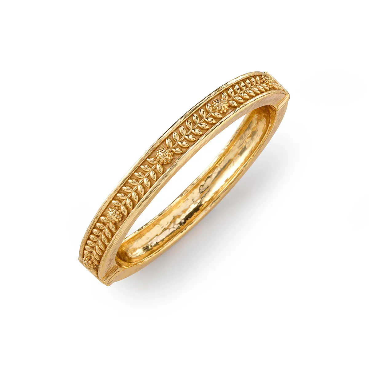 Bangle - Berry Vine Hinged - Small-Med