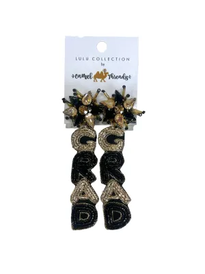 Beaded Earrings Grad