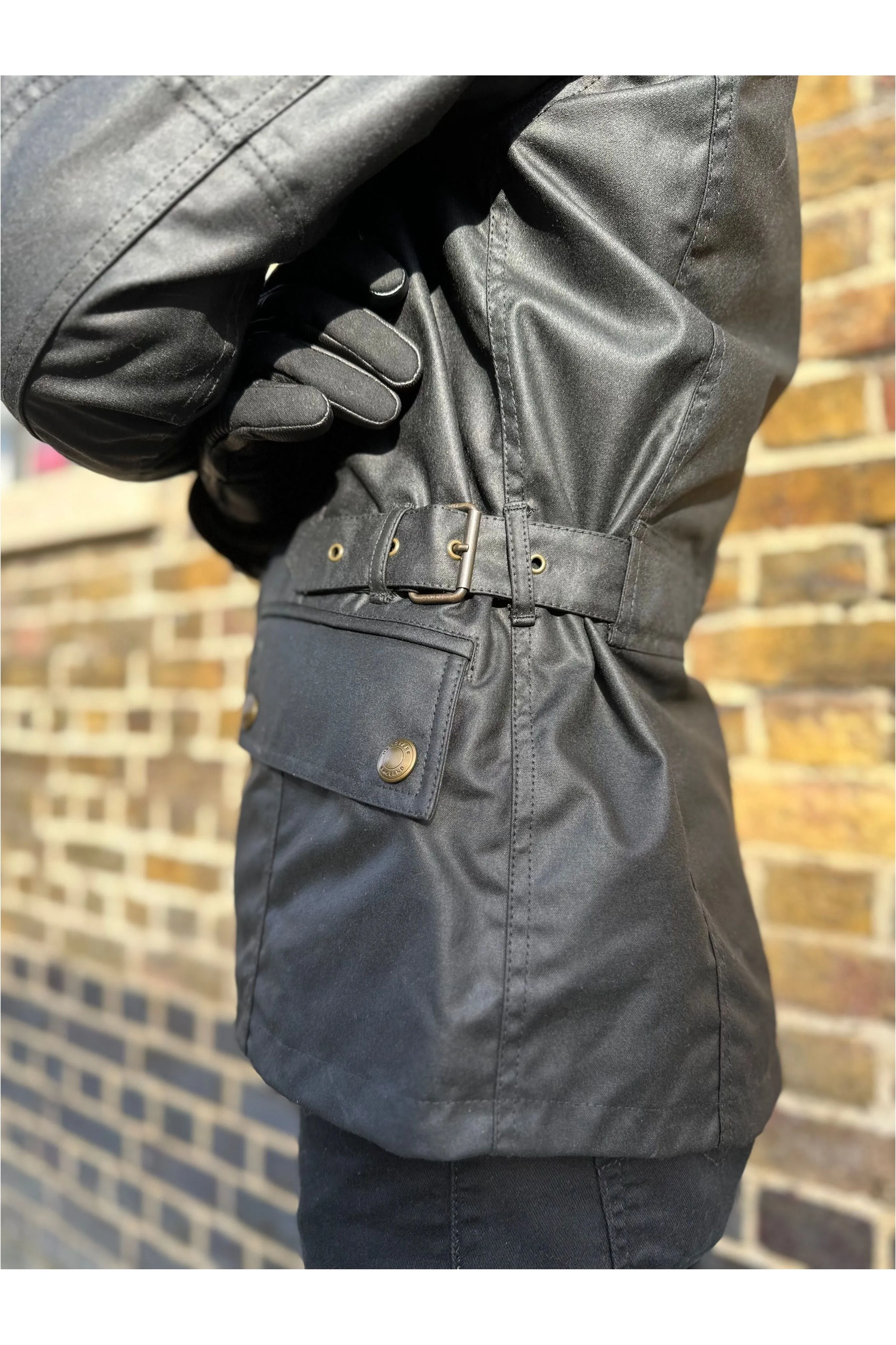 Belstaff - Hampstead Black Motorcycle - Leather Glove