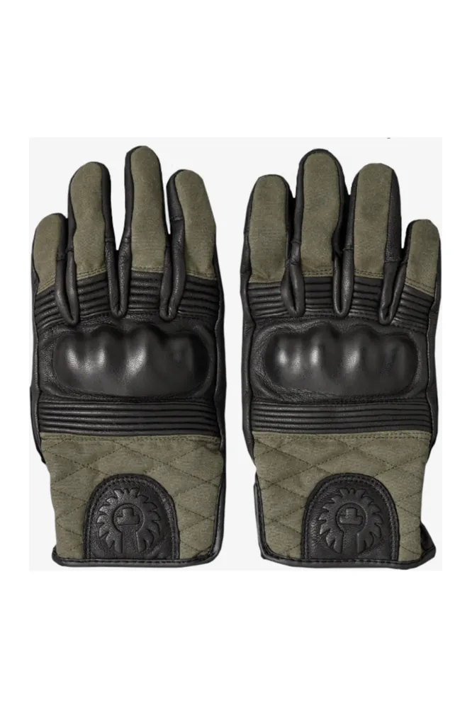 Belstaff - Hampstead Forest Green/Black Motorcycle - Leather Glove