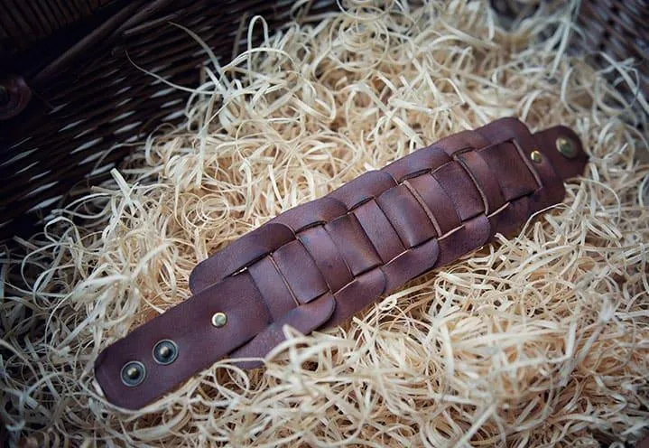 Blakey - Leather Wrist Band