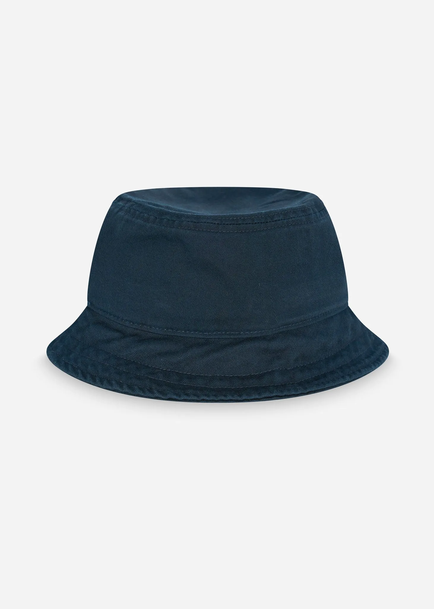 Cotton twill bucket hat  - dark navy
