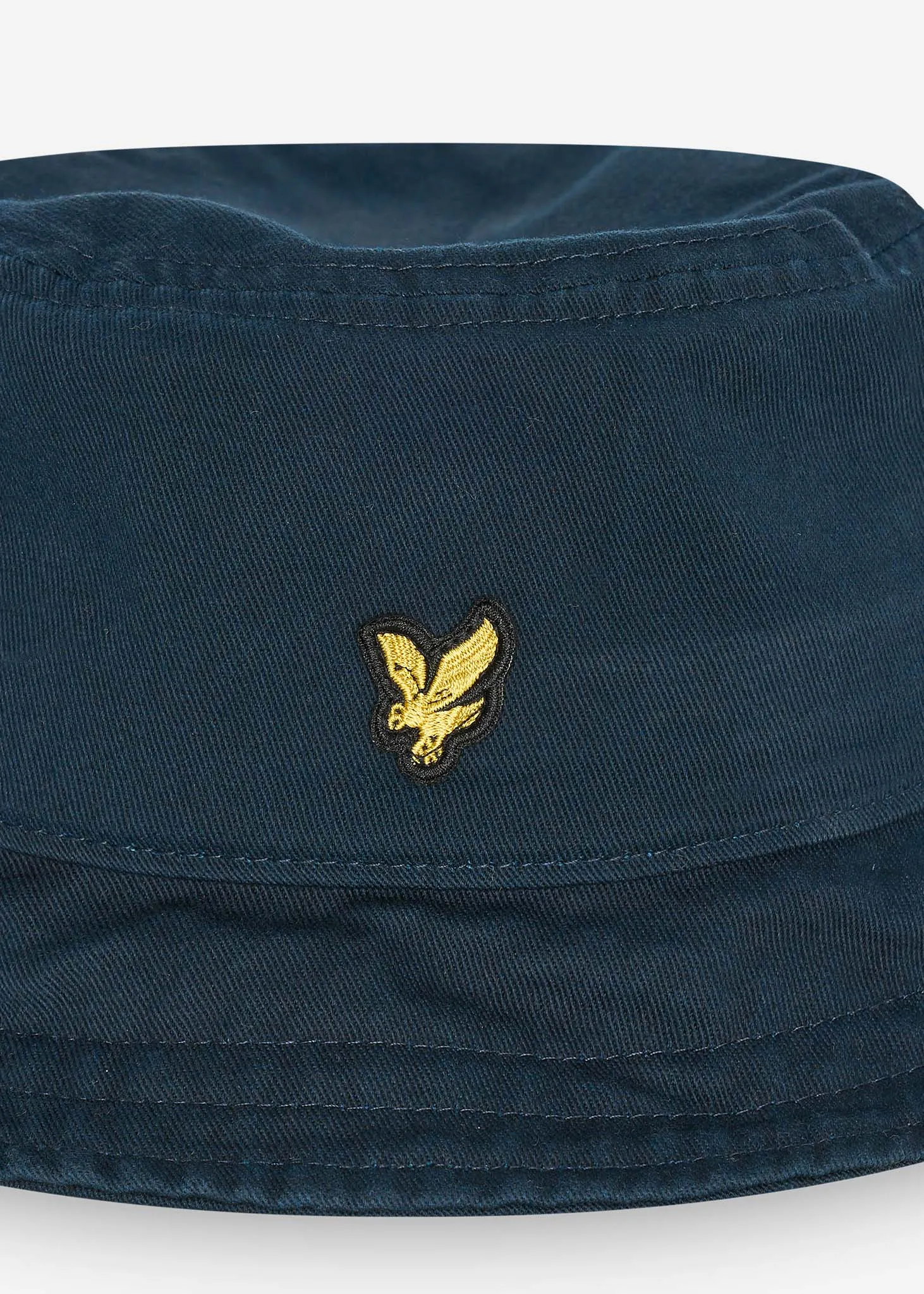Cotton twill bucket hat  - dark navy