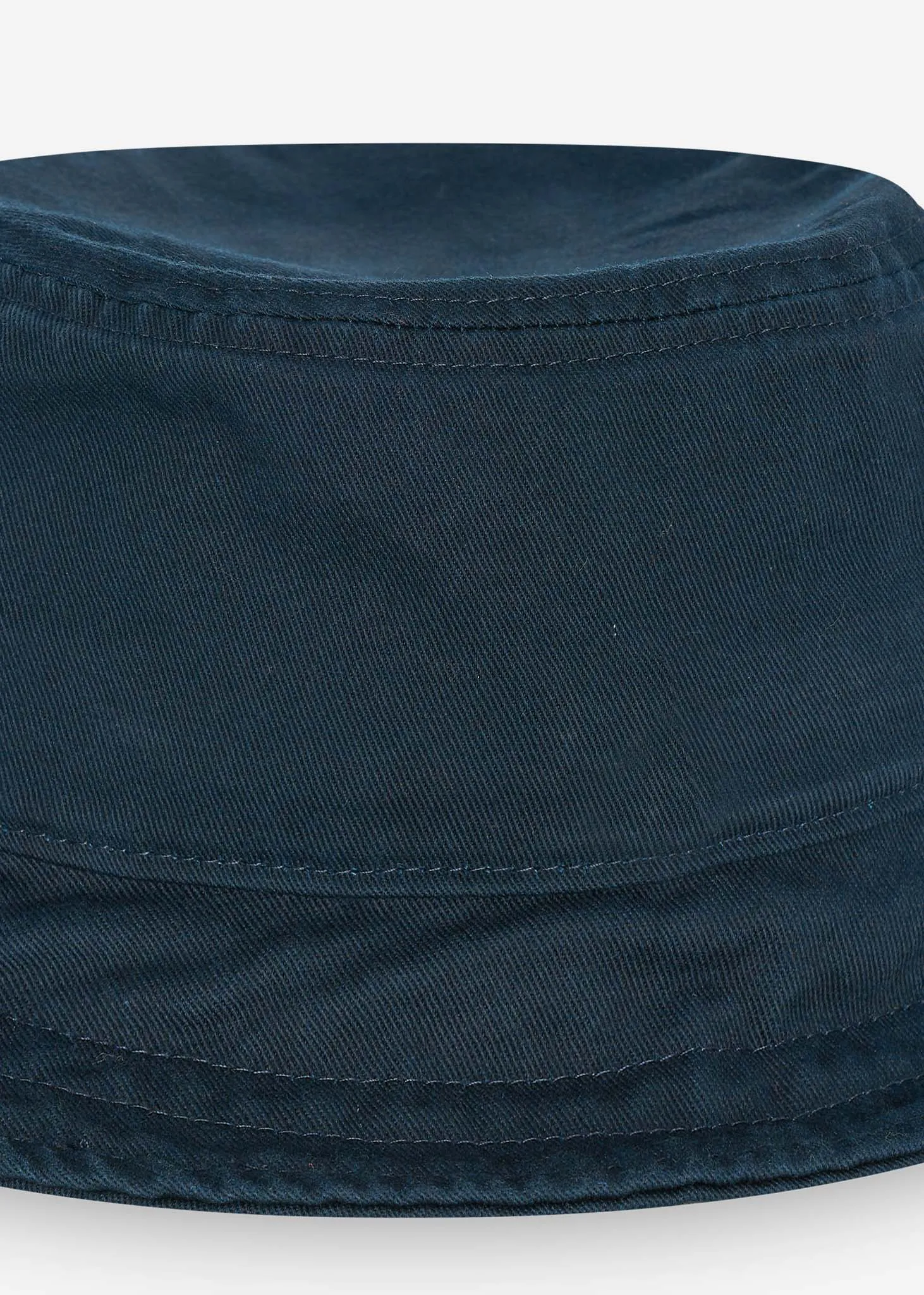 Cotton twill bucket hat  - dark navy