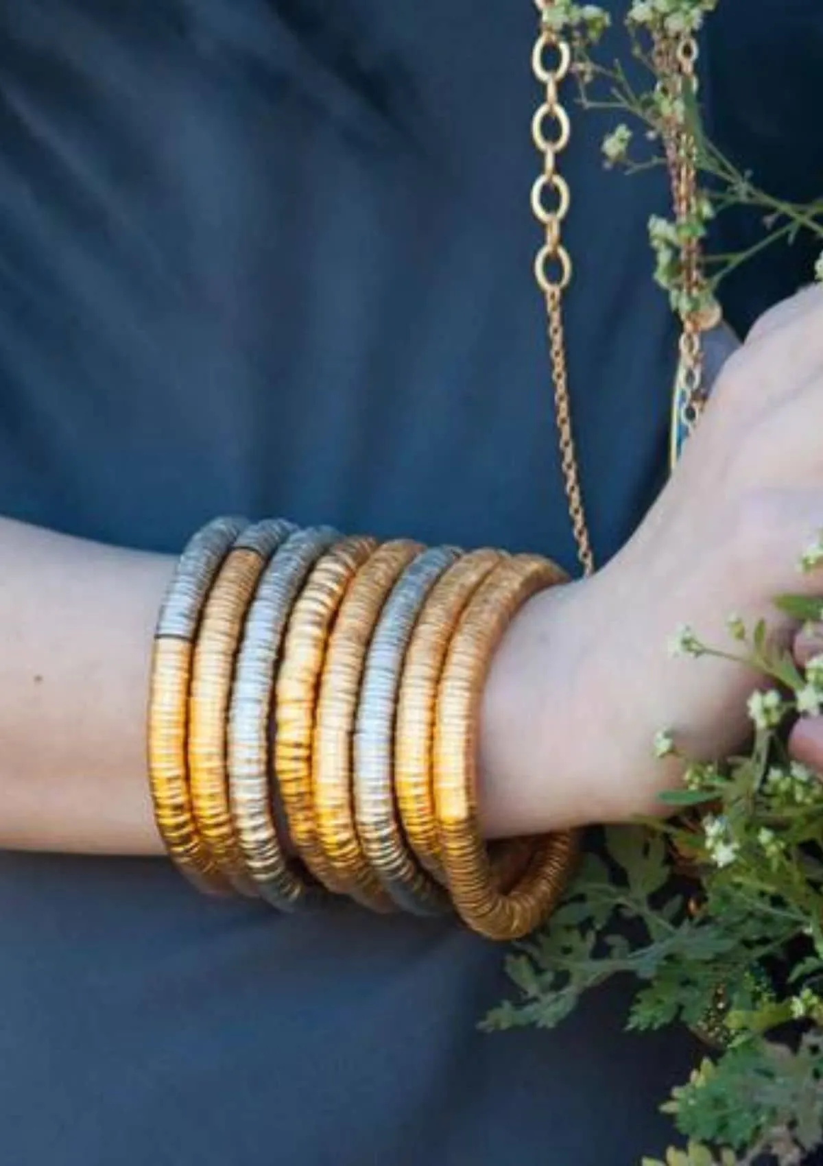 Evra Bracelet - Gold Silver