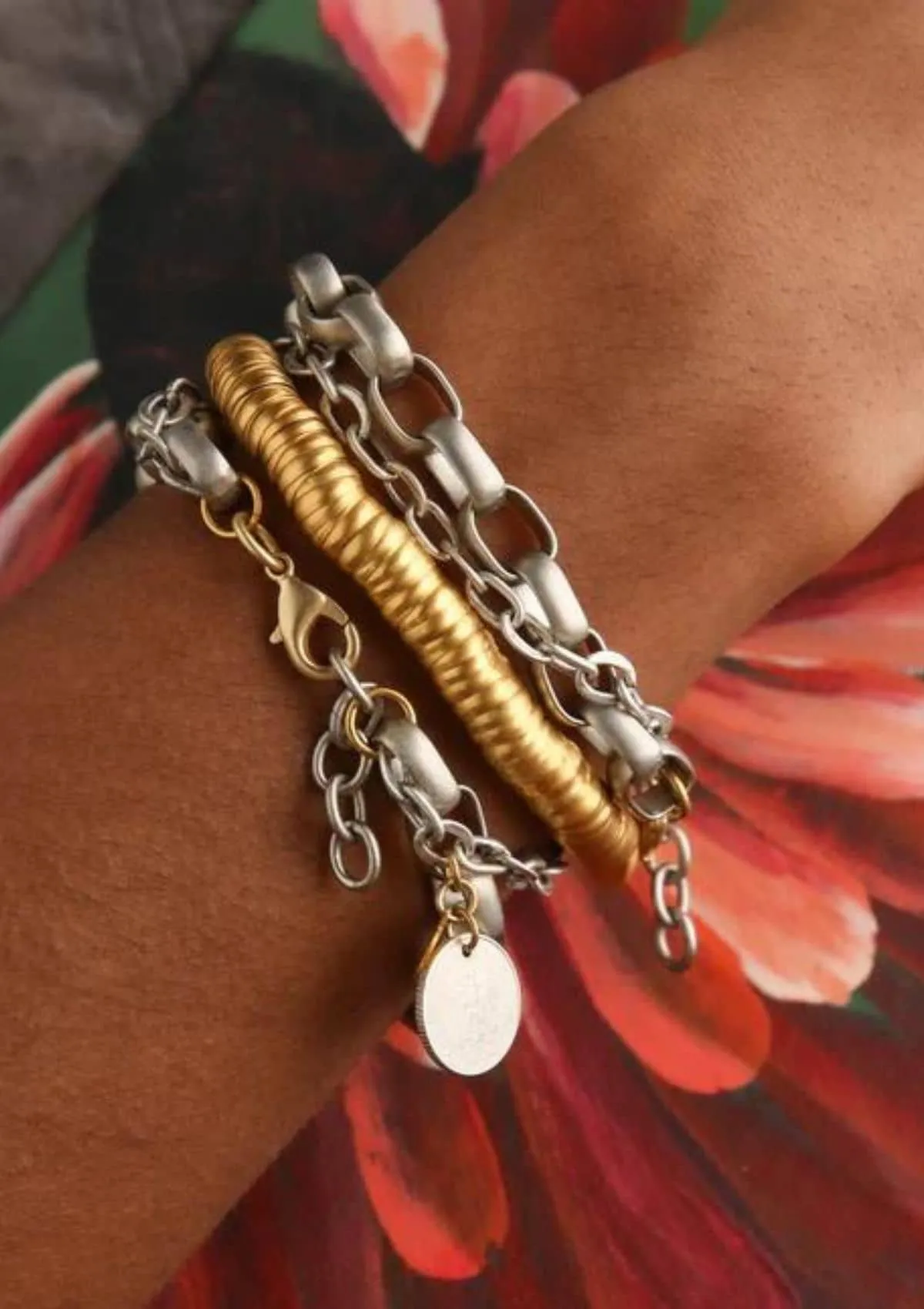 Evra Bracelet - Gold Silver