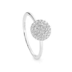 Georgini Pavo Rhodium Ring Silver Size 9