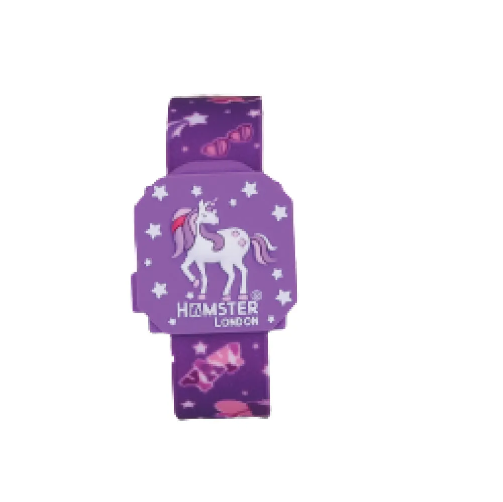 Hamster London Teeny Watch Unicorn Purple