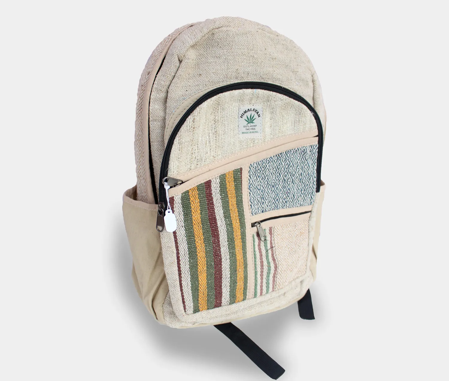 Himalayan Hemp Stripe  Rucksack Bag