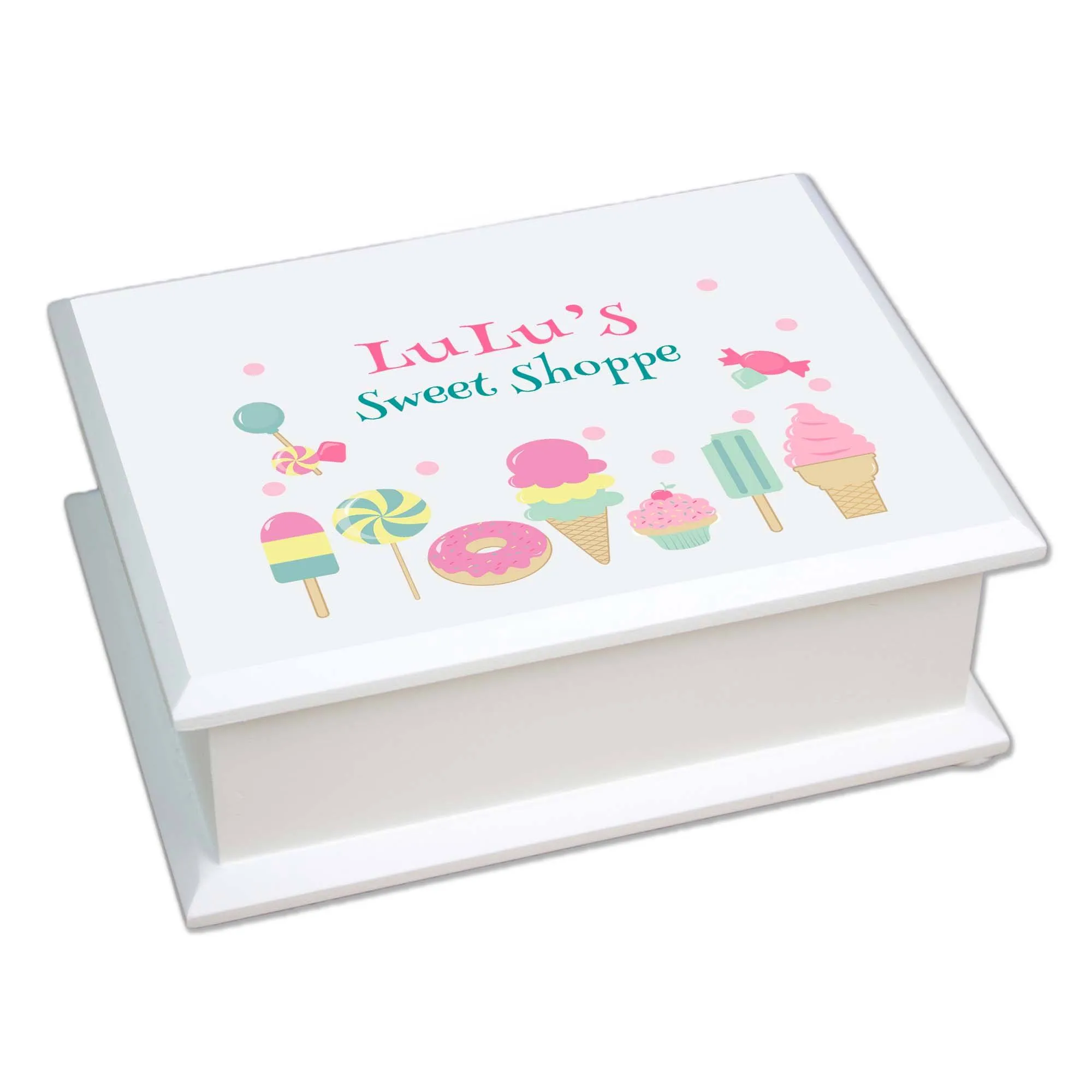 Lift Top Jewelry Box - Sweet Treats