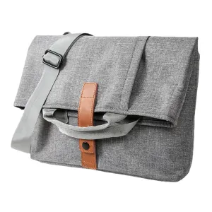 Men Canvas Foldable Waterproof Messenger Bag Retro Wear Resistant Multi-pocket Phone Crossbody Shoulder