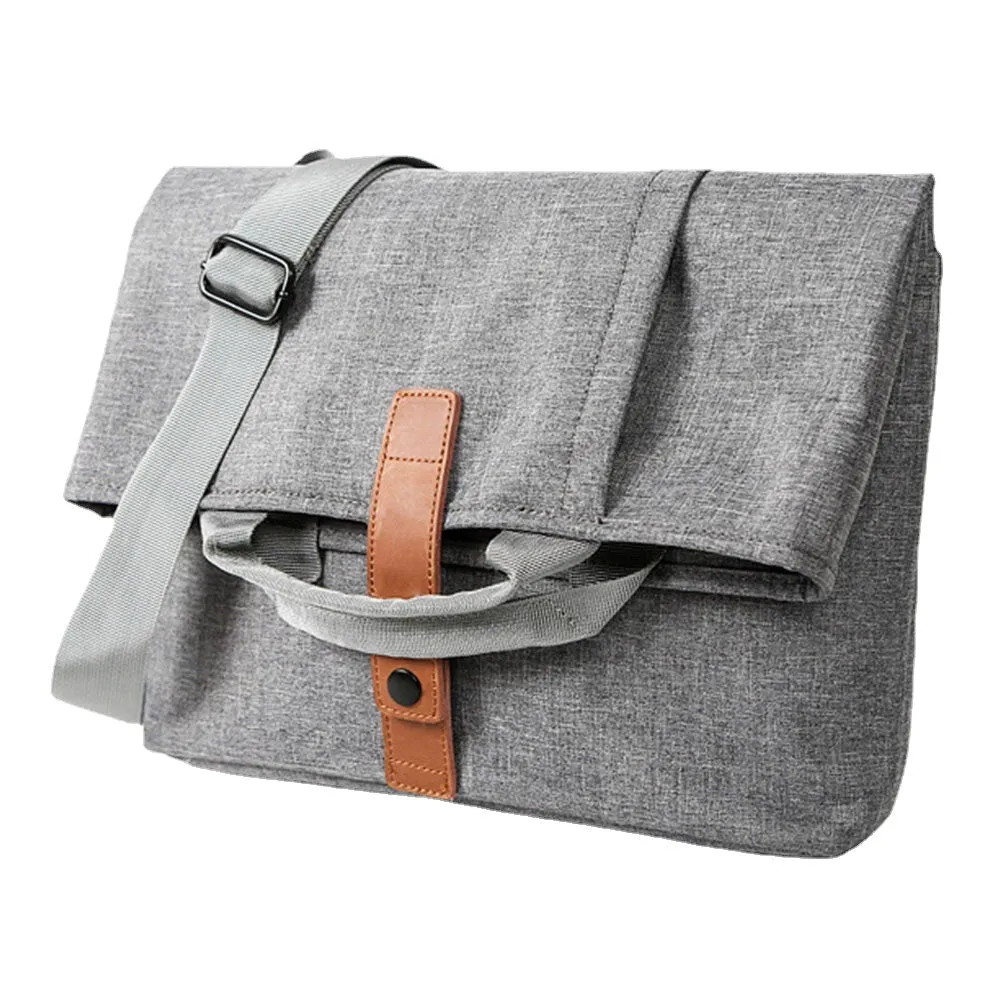 Men Canvas Foldable Waterproof Messenger Bag Retro Wear Resistant Multi-pocket Phone Crossbody Shoulder