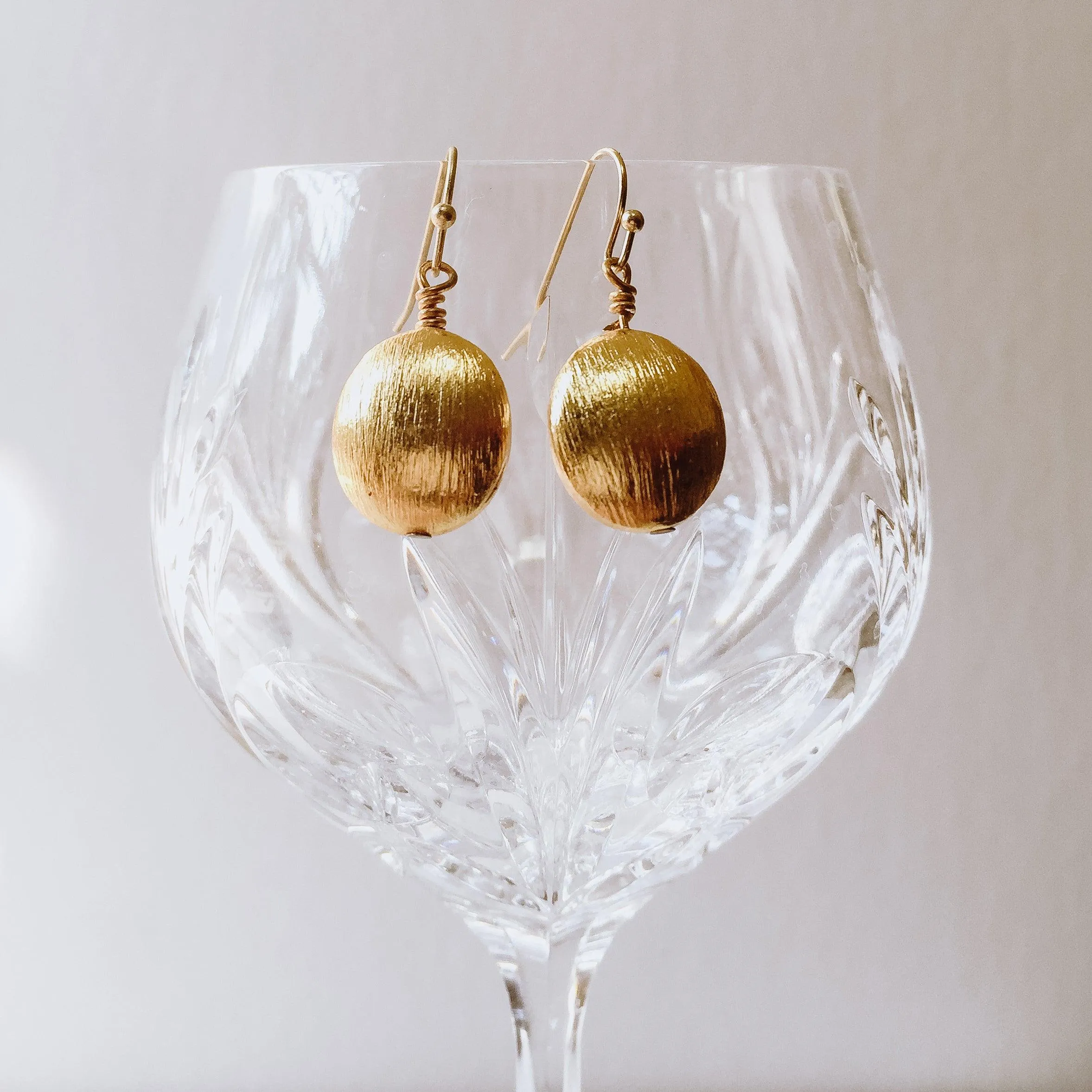 Metal Assorted dangle gold/silver Circle Earrings