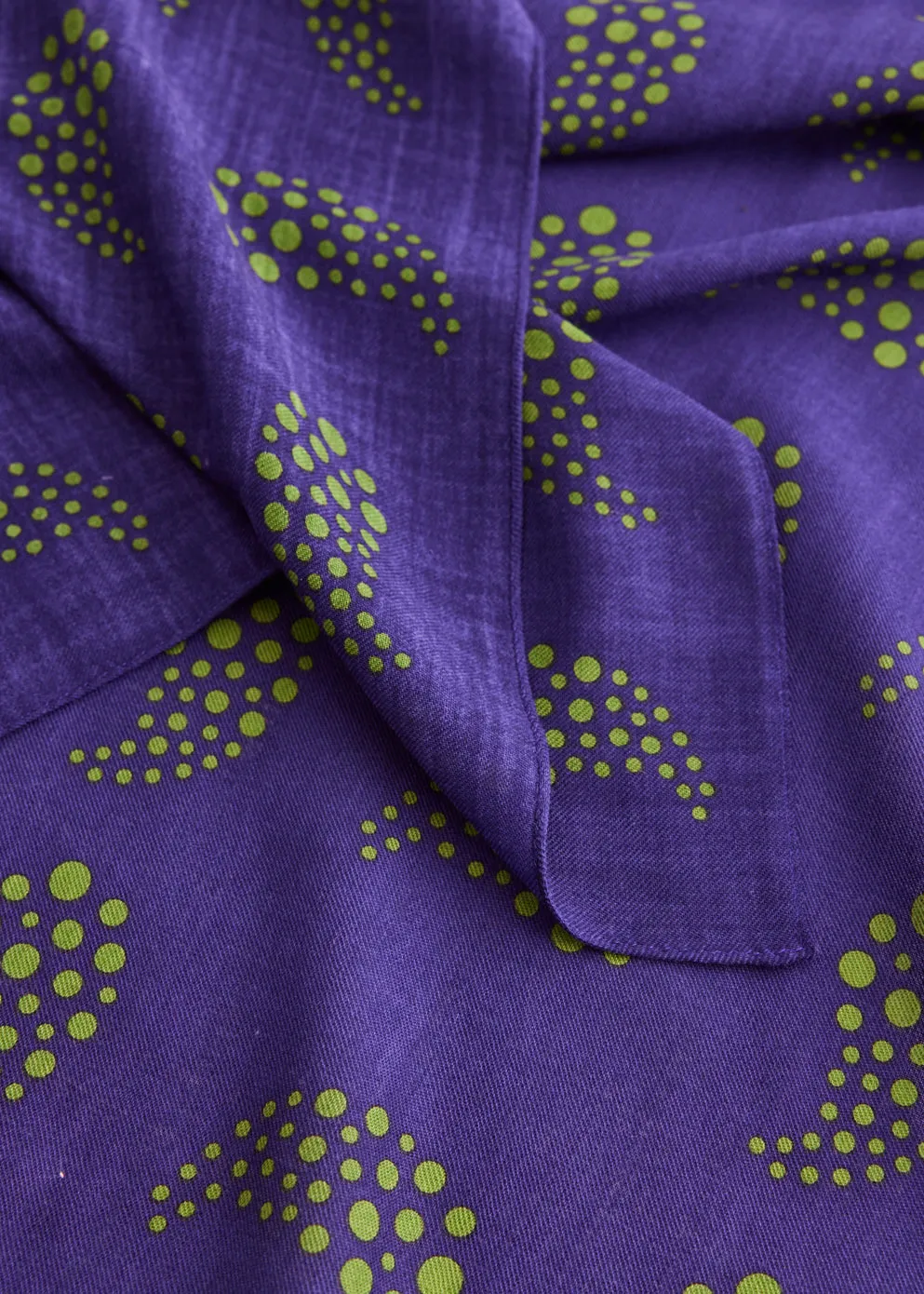Paisley Printed Twill Scarf