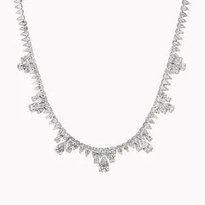 Pear Shape Diamond Necklace