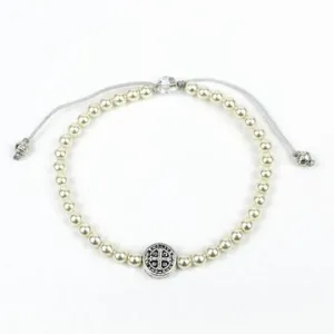 Pearl Birthday Blessing Silver Bracelets