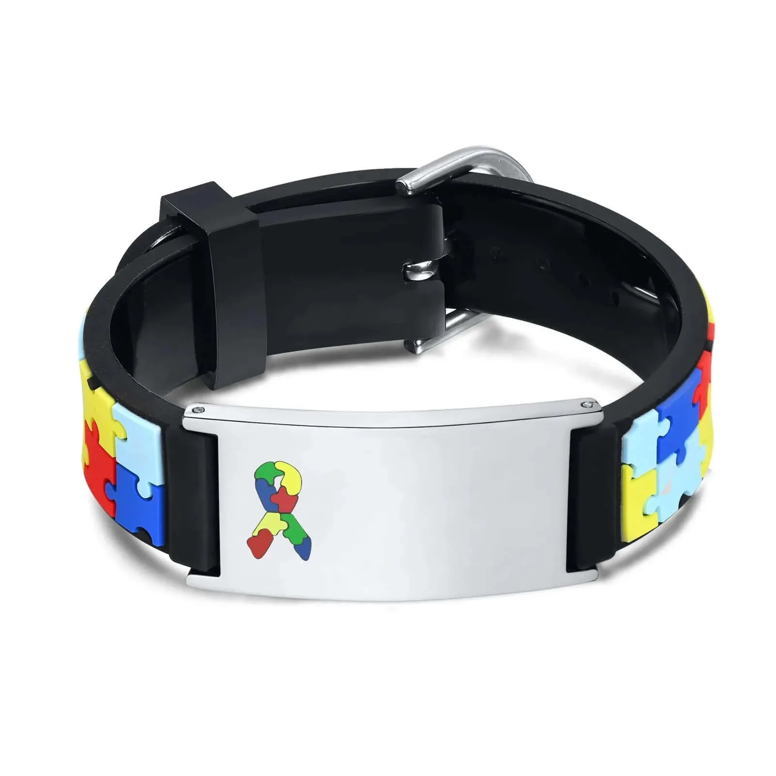 Personalized Autism Aspergers Engraved Medial Alert Bracelet for Children