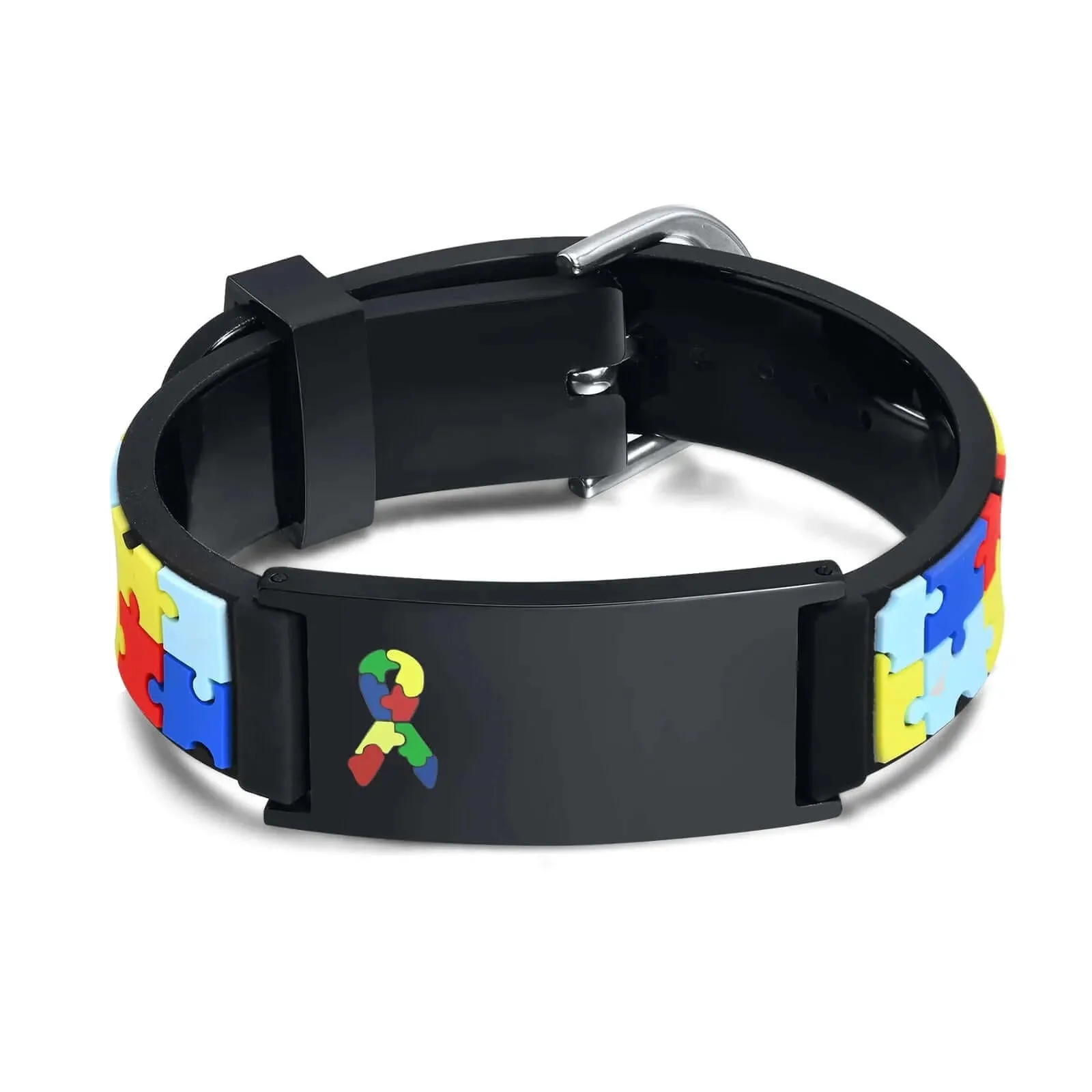 Personalized Autism Aspergers Engraved Medial Alert Bracelet for Children