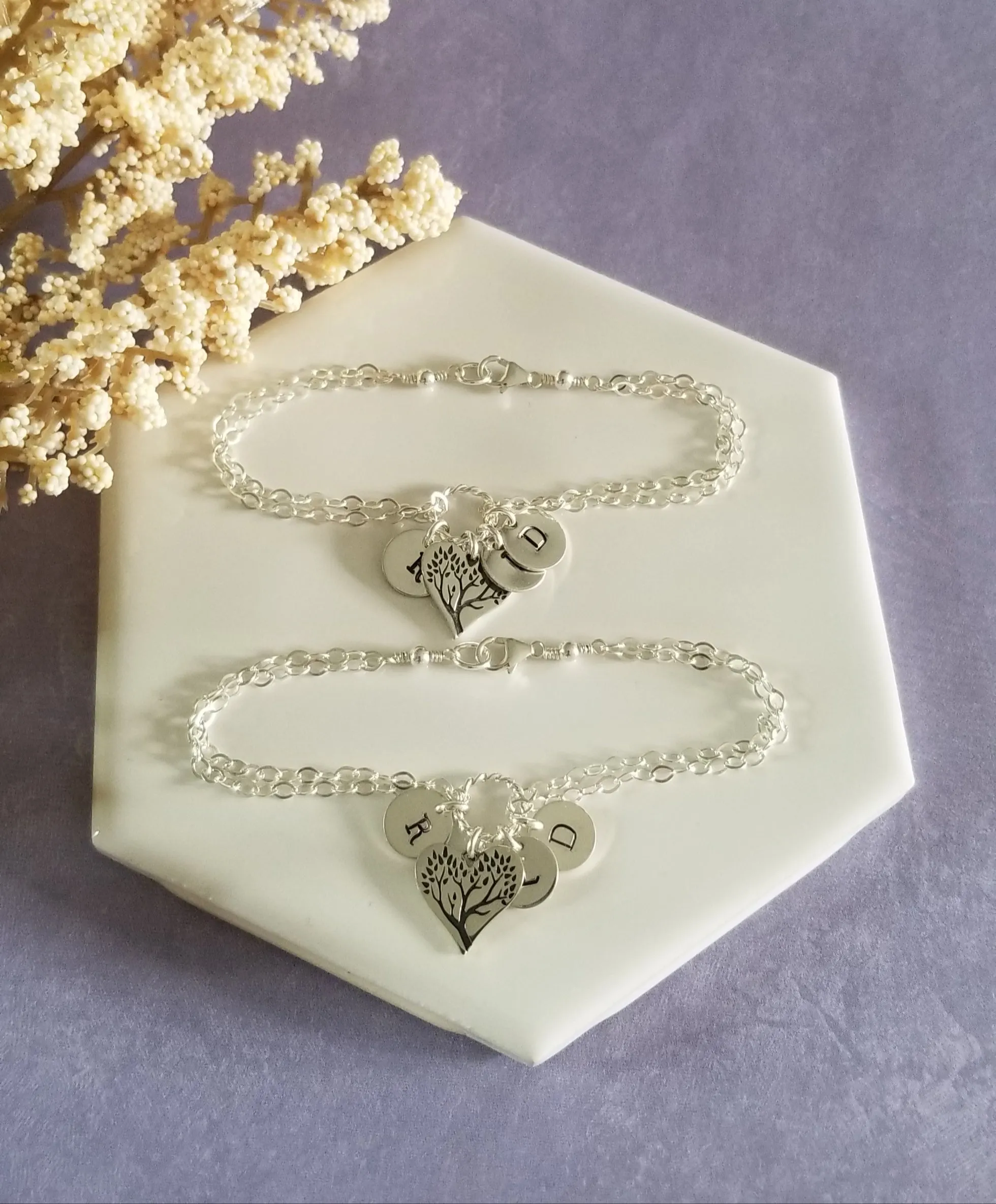 Personalized Bridesmaid Charm Bracelets, Bridesmaid Proposal Gifts