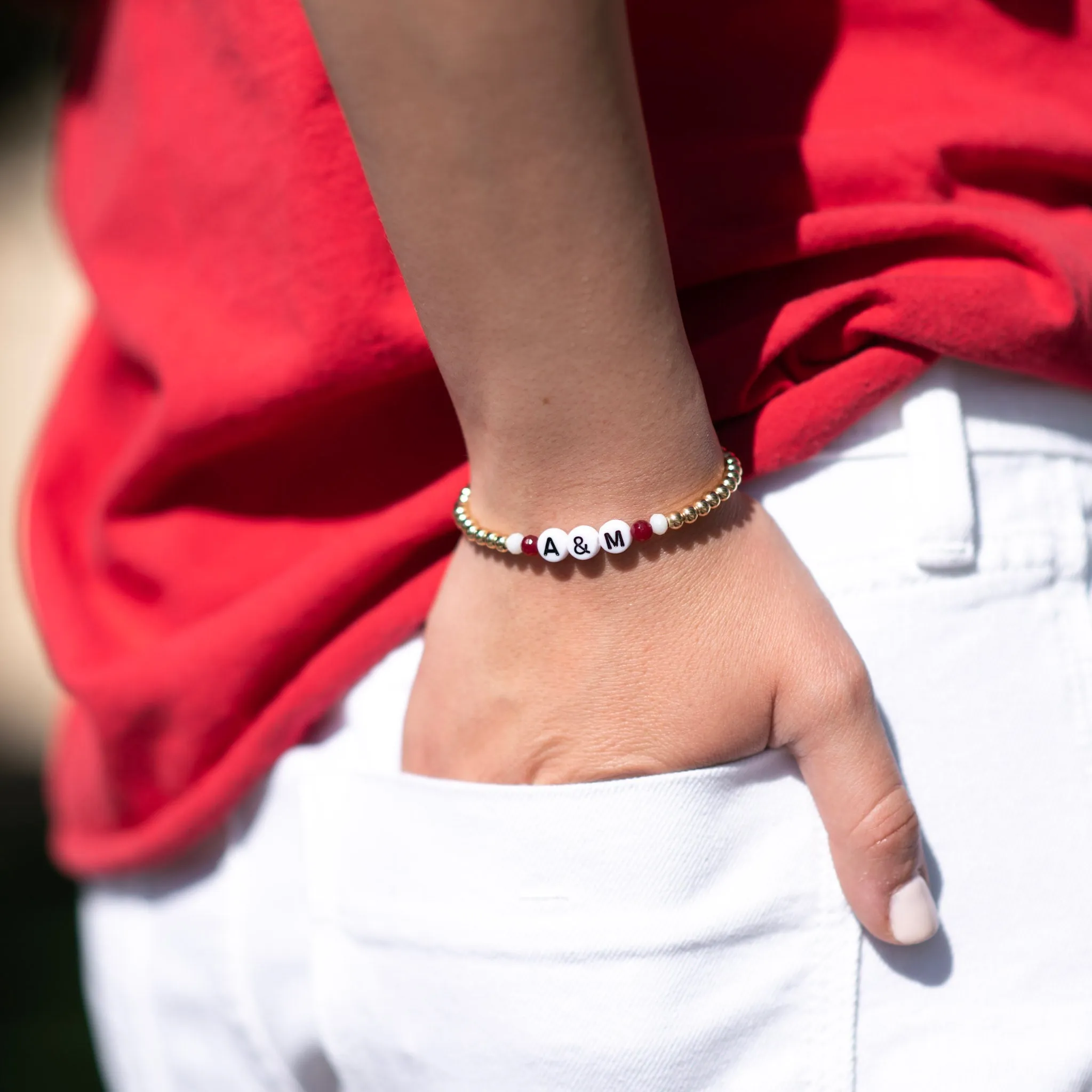 Personalized Game Day Bracelet