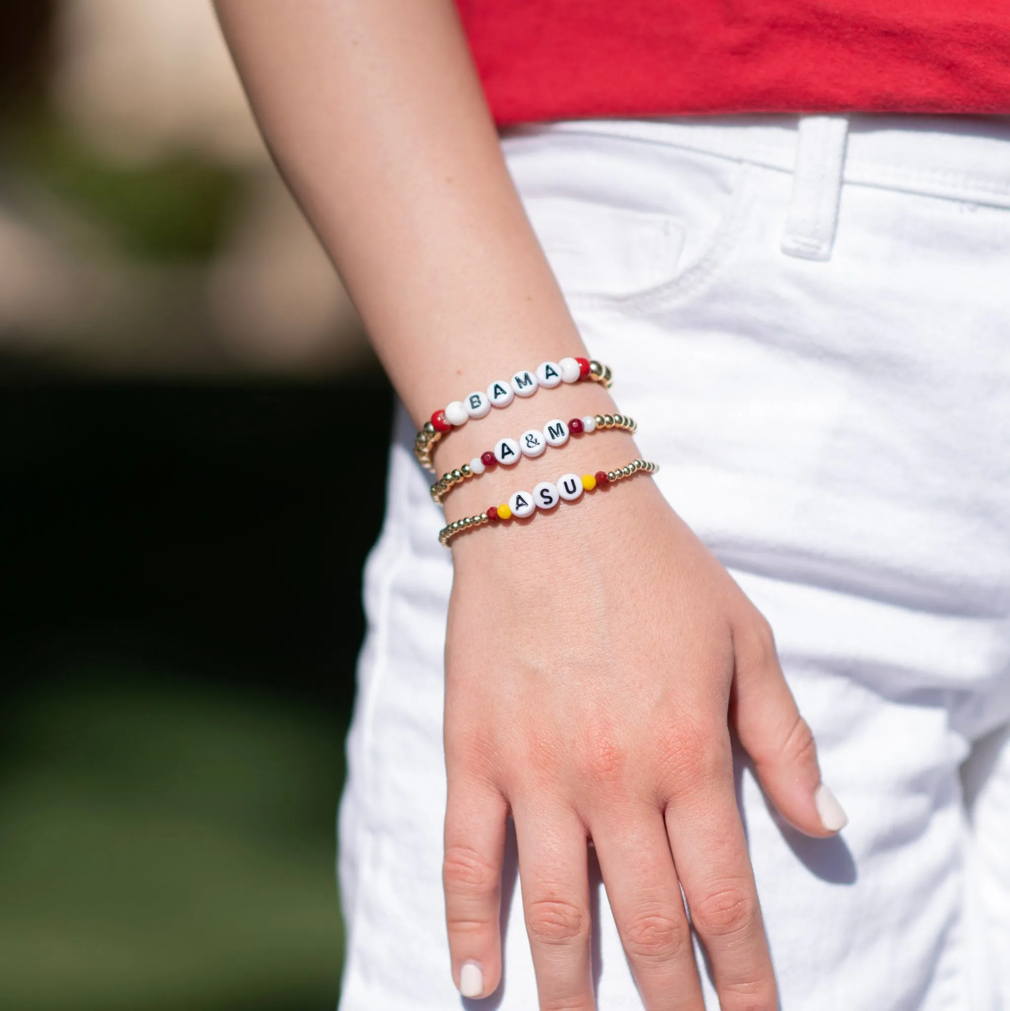 Personalized Game Day Bracelet