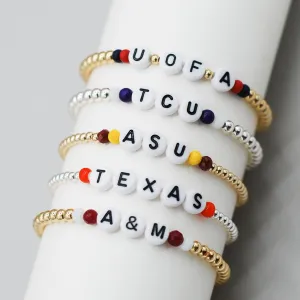 Personalized Game Day Bracelet