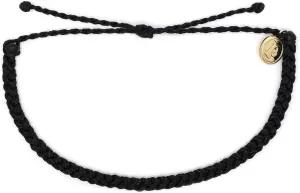 Pura Vida Mini Braided Bracelet - Plated Charm, Adjustable Band
