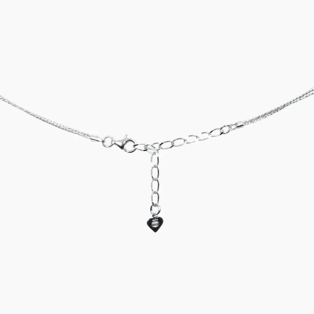 Radiance 3-Strand Necklace in Sterling Silver
