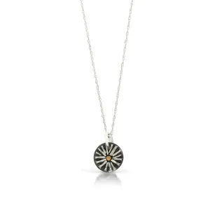 Radiance Sunburst Charm Necklace