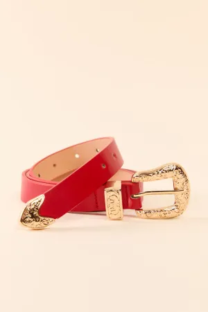 Red Western Belt