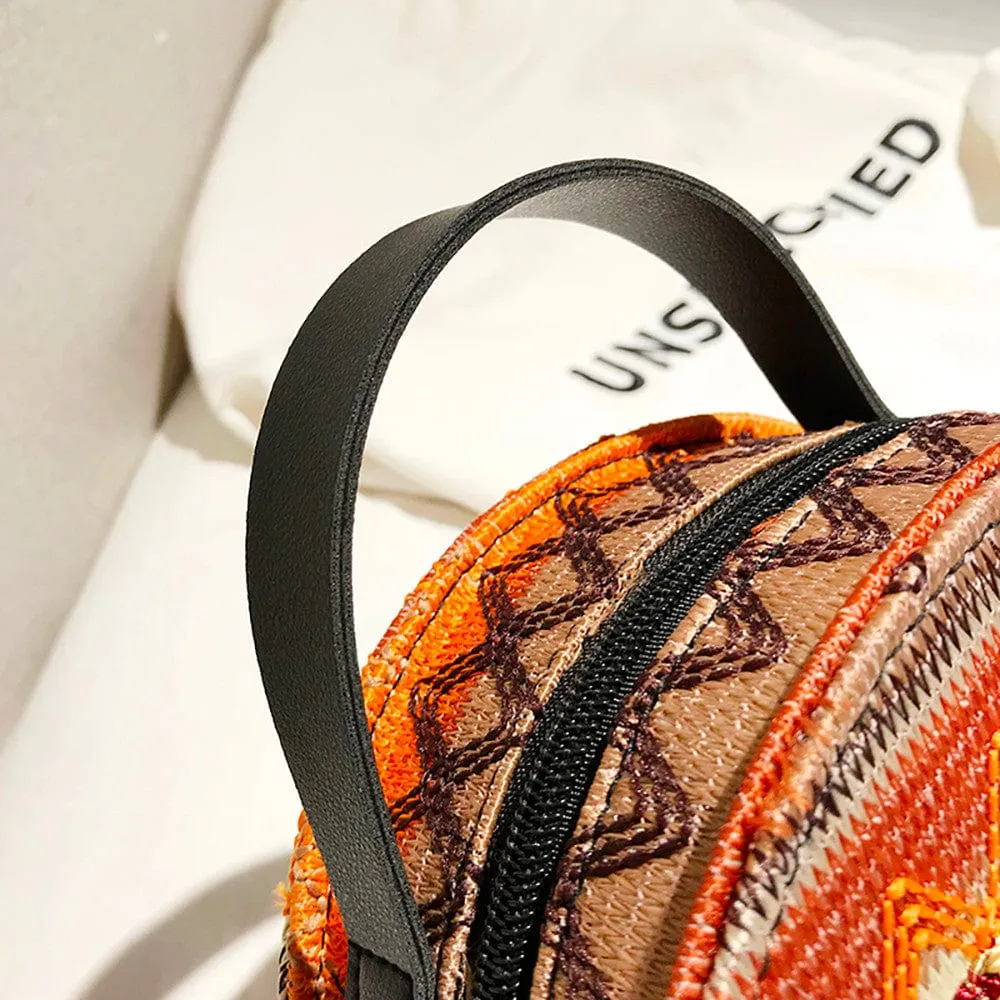 Round Rattan Hippie Bags