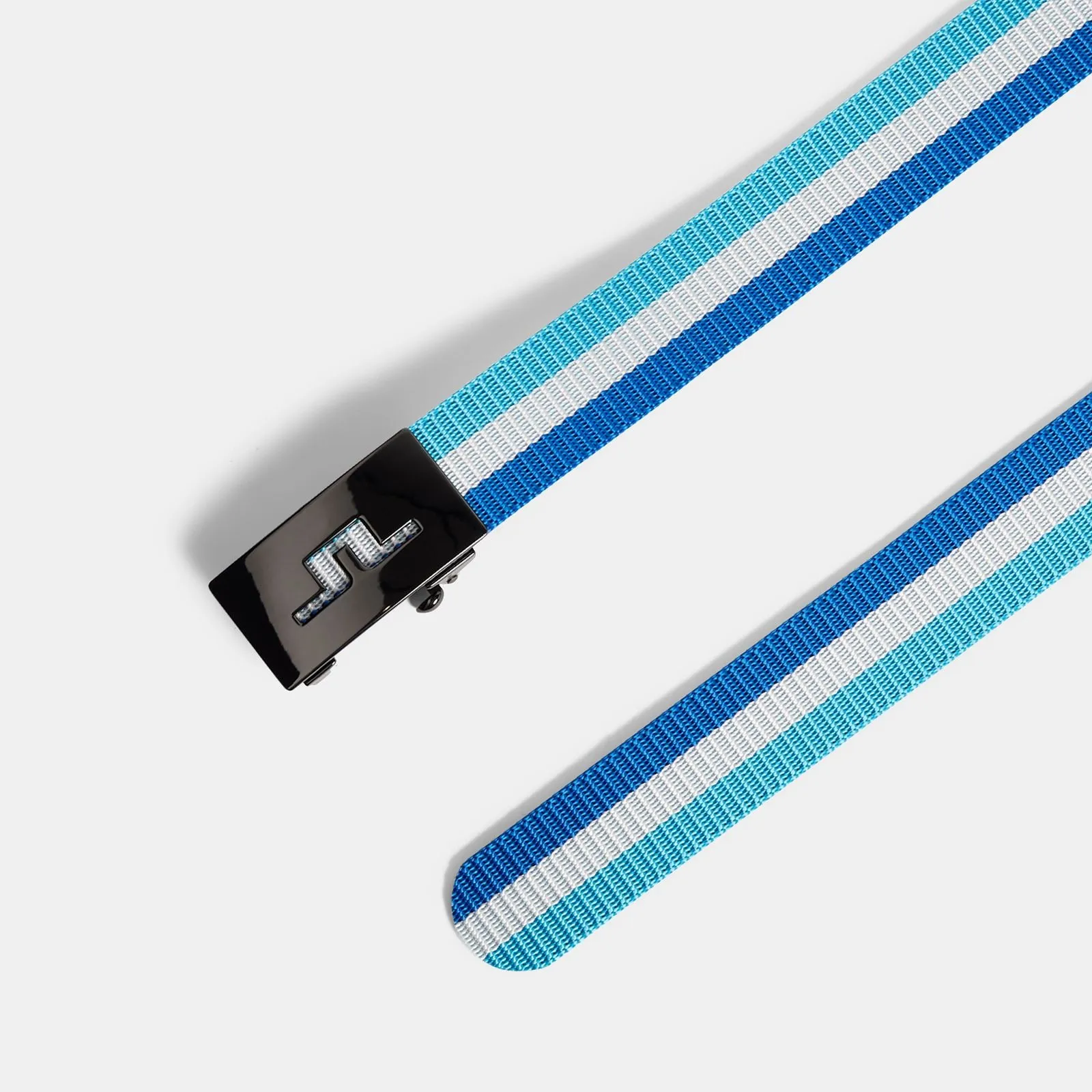 Roy Webbing Stripe Belt Baltic Sea - SS24