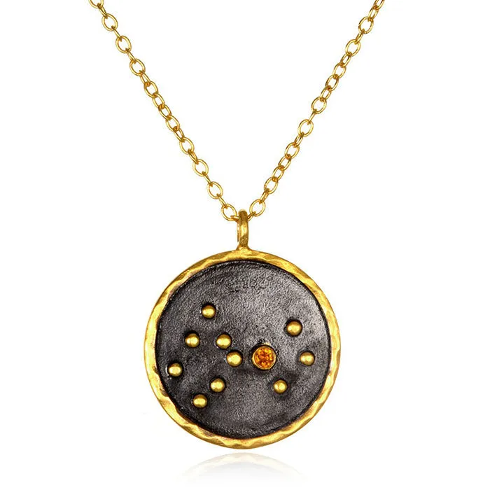 Satya Zodiac Scorpio Citrine Necklace
