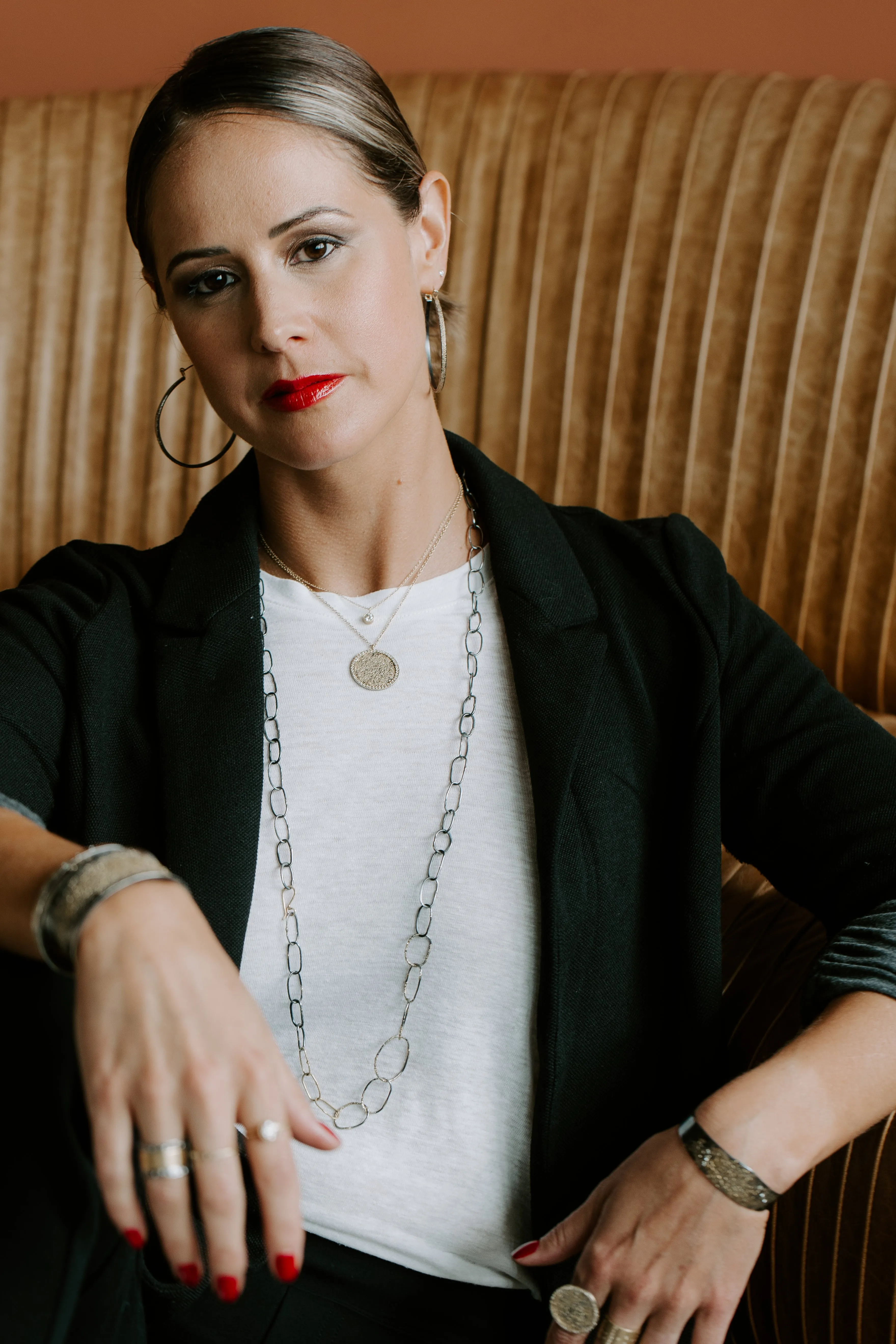 Sol Burst Necklace  - 22k/18k Gold, Oxidized Silver   Reclaimed Diamonds