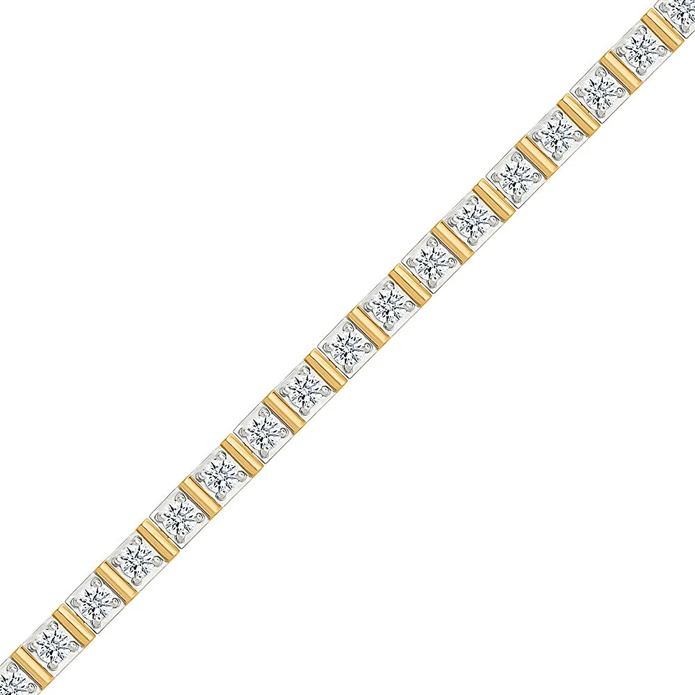 Sparkling Diamond Tennis Bracelet