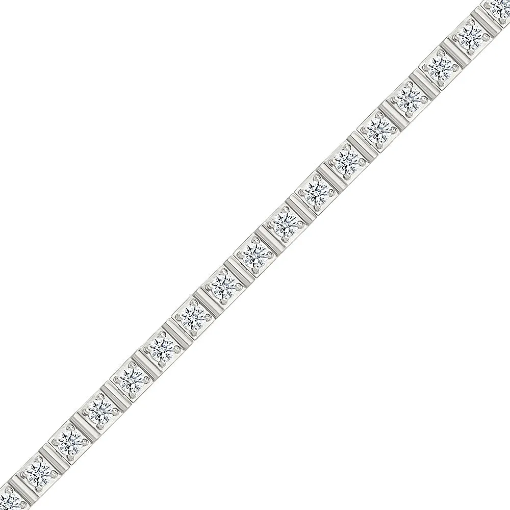 Sparkling Diamond Tennis Bracelet