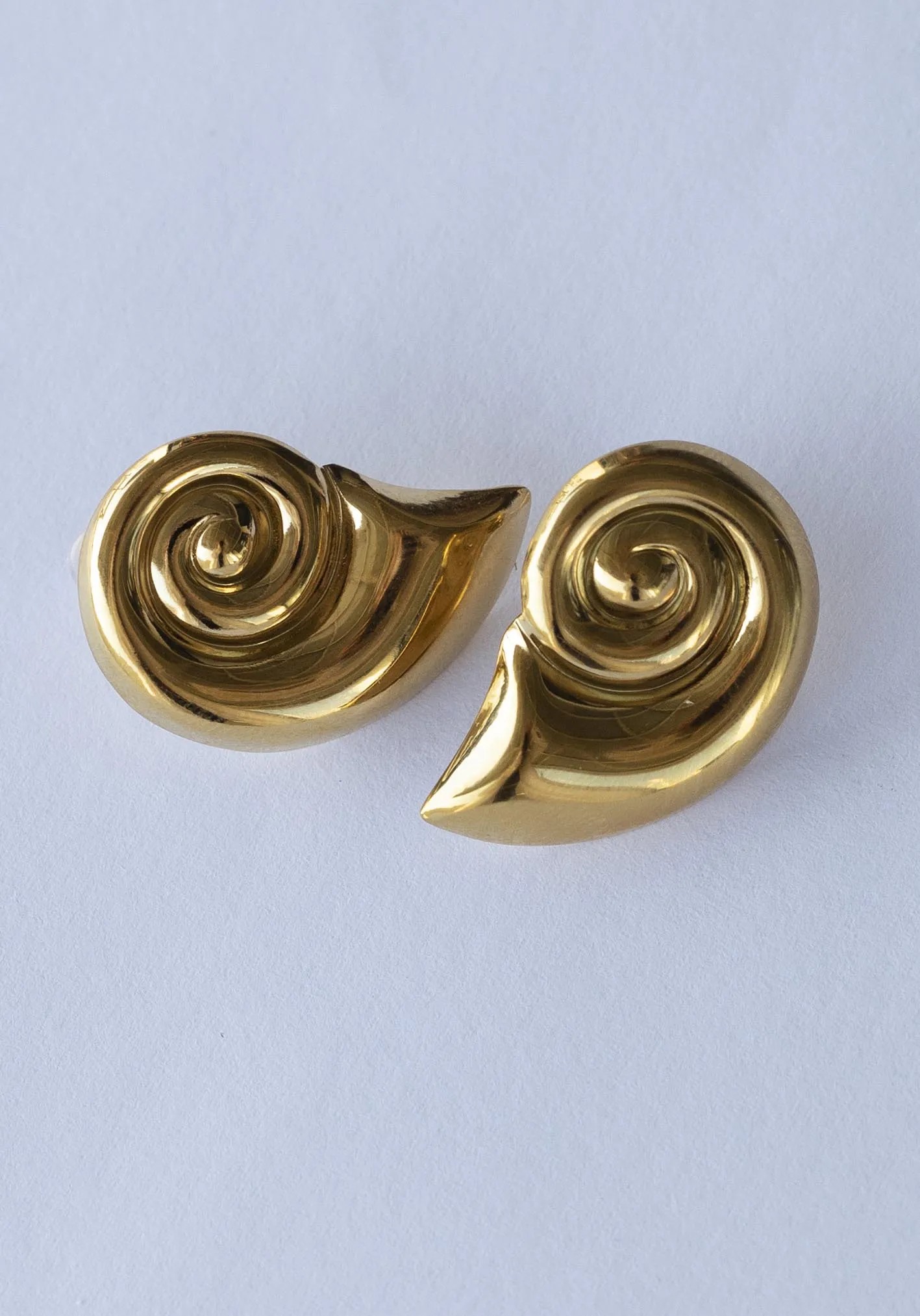 Sundial Gold Earrings