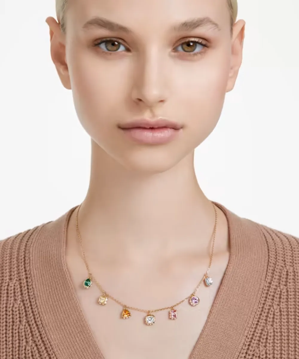 SWAROVSKI STILLA MIXED CUTS NECKLACE