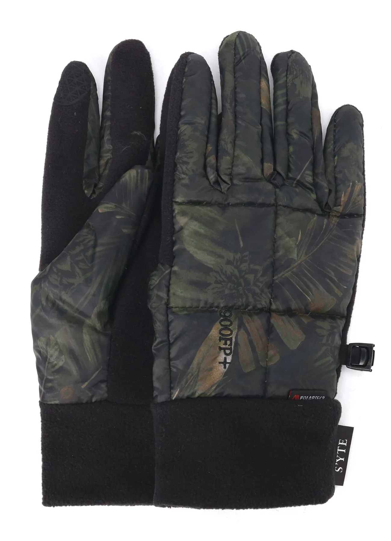 S'YTE X TAIONDAHLIA CAMOUFLAGE QUILTED DOWN GLOVE