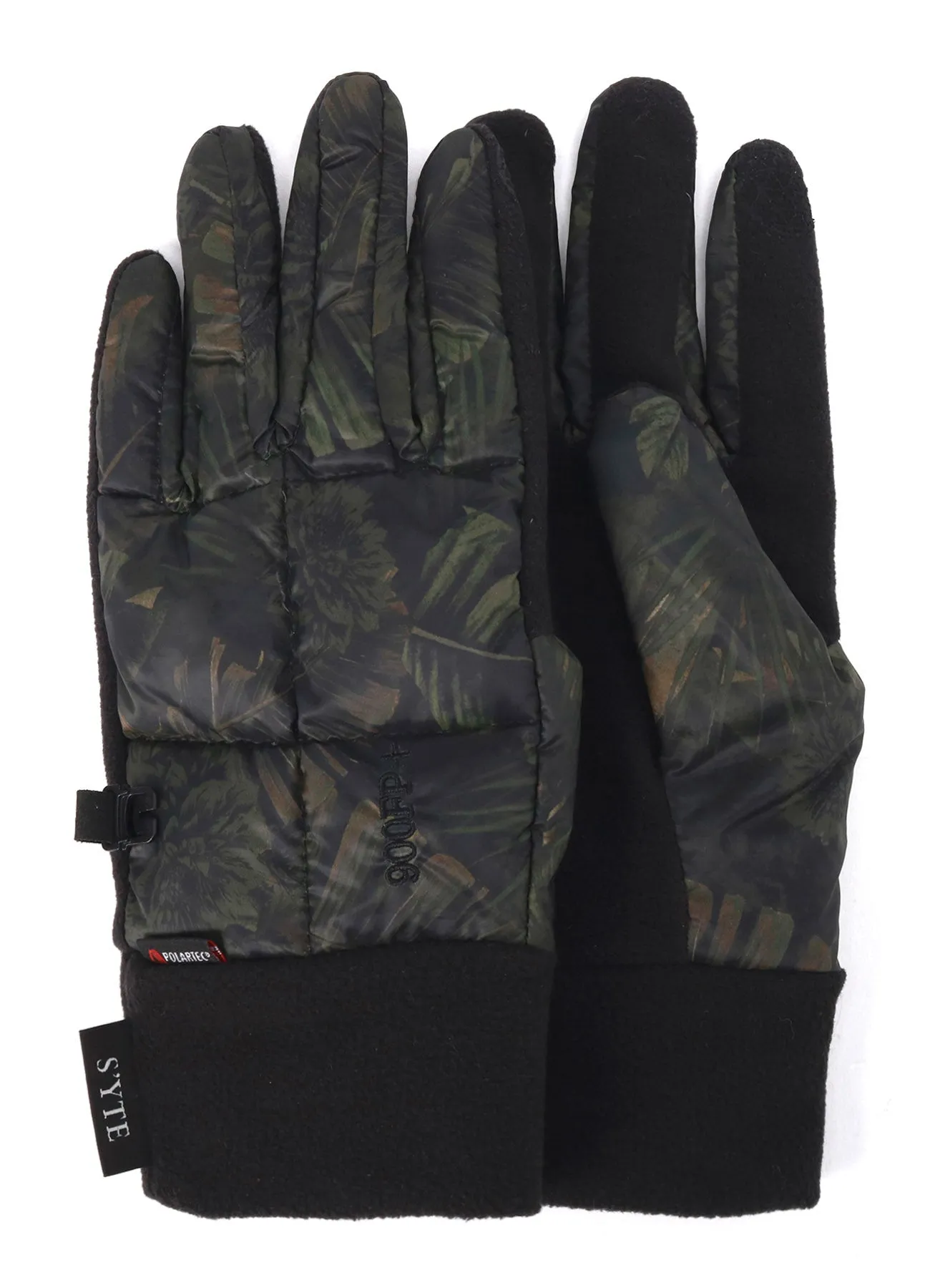 S'YTE X TAIONDAHLIA CAMOUFLAGE QUILTED DOWN GLOVE