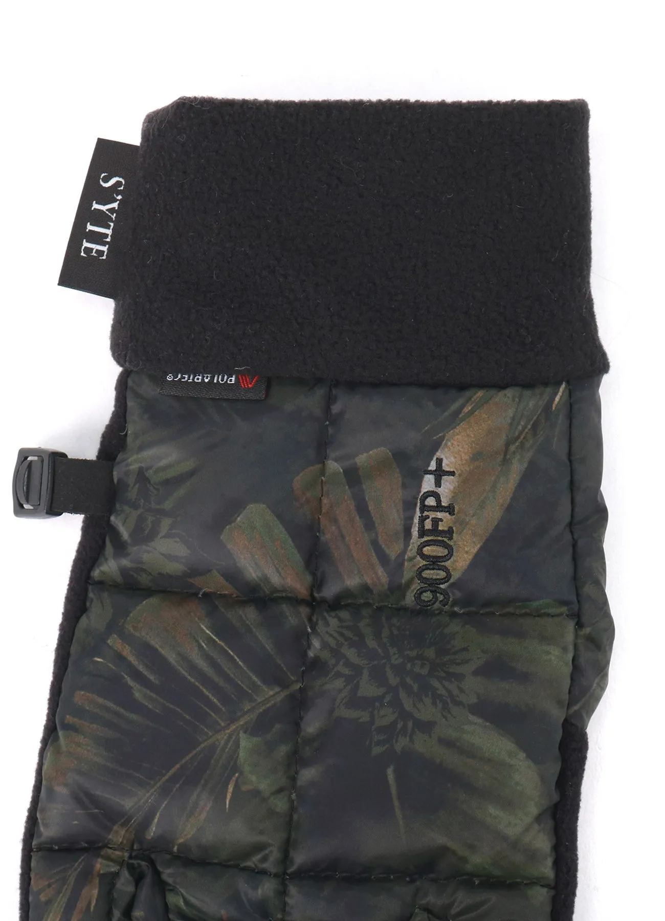 S'YTE X TAIONDAHLIA CAMOUFLAGE QUILTED DOWN GLOVE