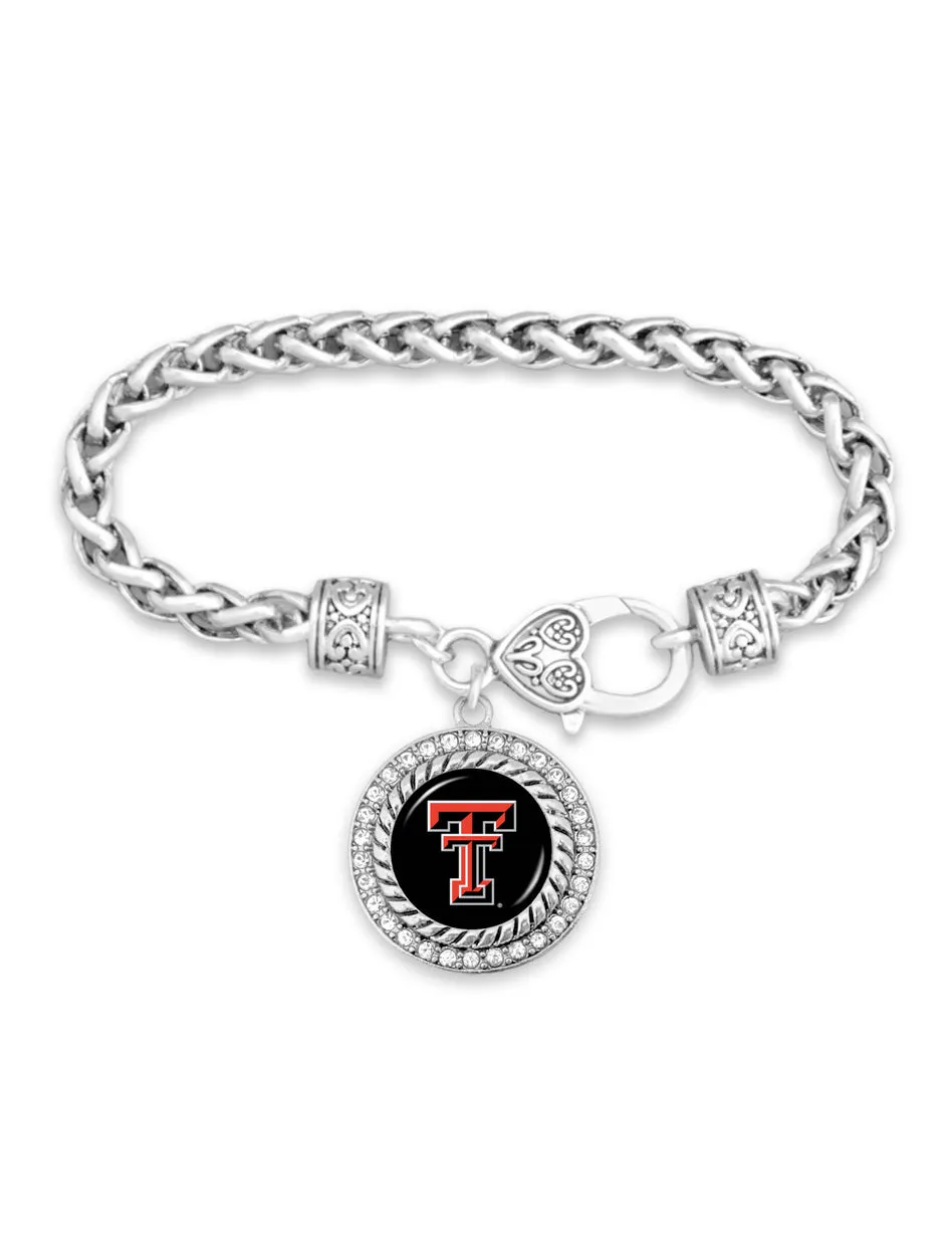Texas Tech Double T Orante "Allie" Bracelet