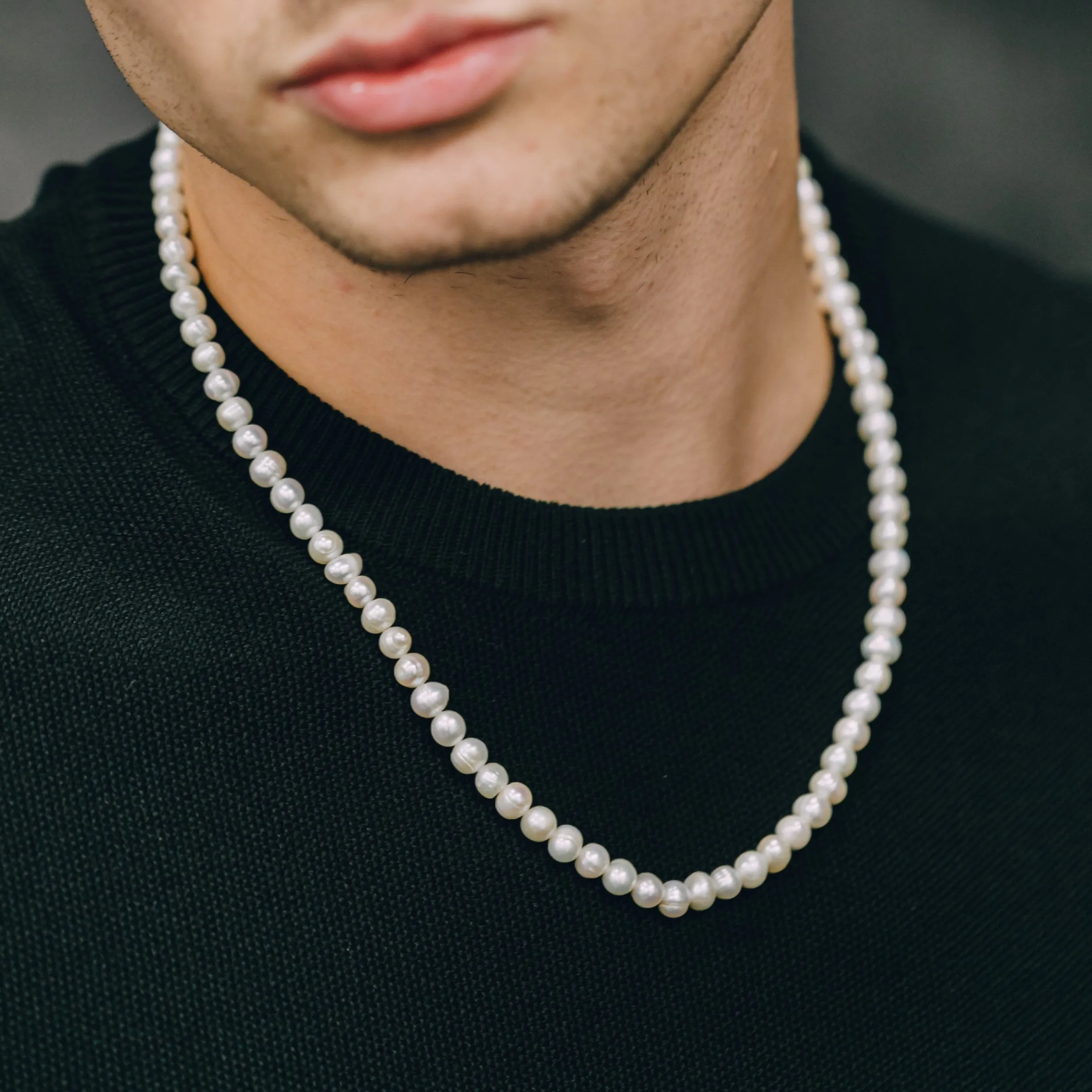 The Flintstone Pearl Necklace - RG145