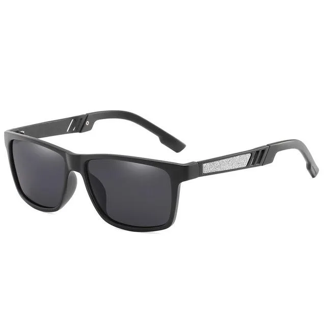 West Louis Polycarbonate Rectangle Polarized Sunglasses